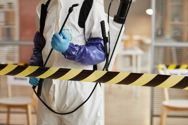 Professional Biohazard Cleanup technician working in French Camp, CA
